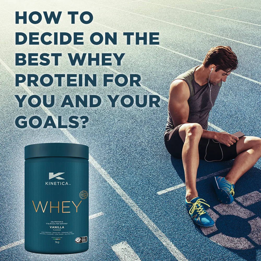 How to decide on the Best Whey Protein for you and your Goals?