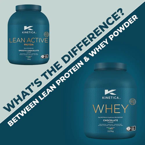 What's the Difference Between Whey Protein & Lean Protein Powder - Kinetica Sports