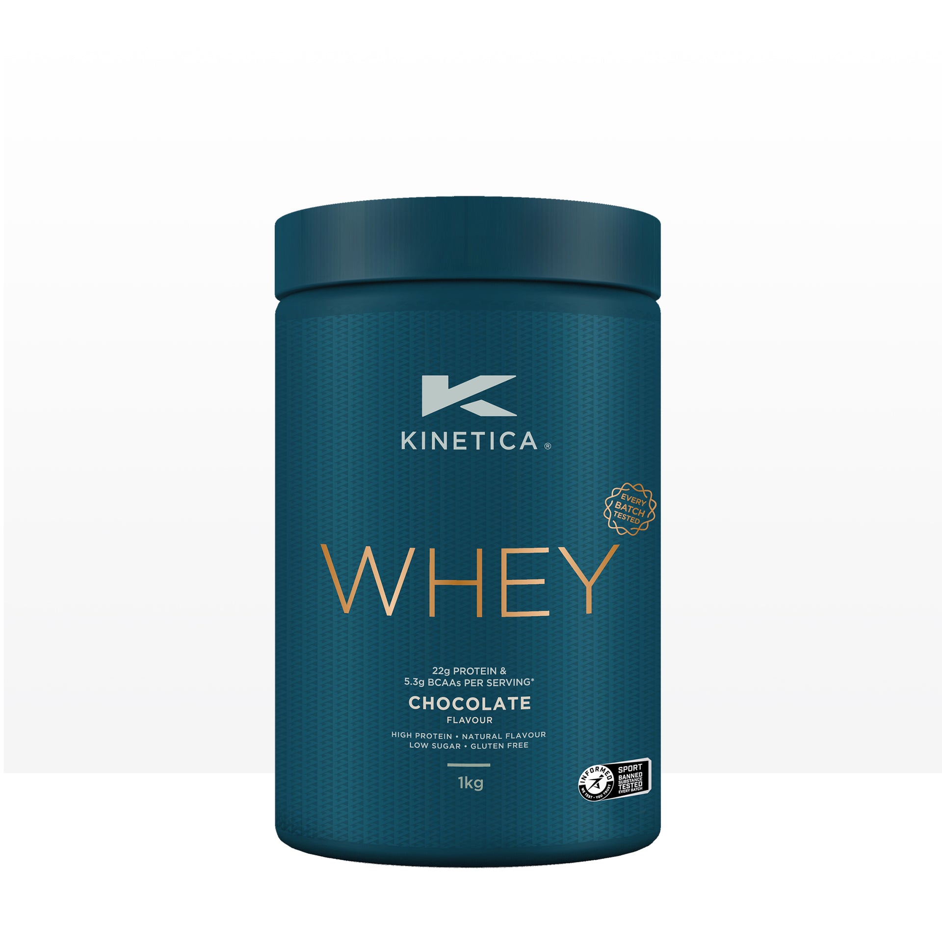 Whey Protein Powder Chocolate 1kg Sports