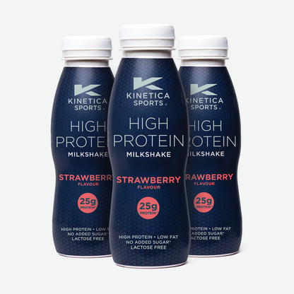 High Protein Milkshake Strawberry - 3 x 330ml