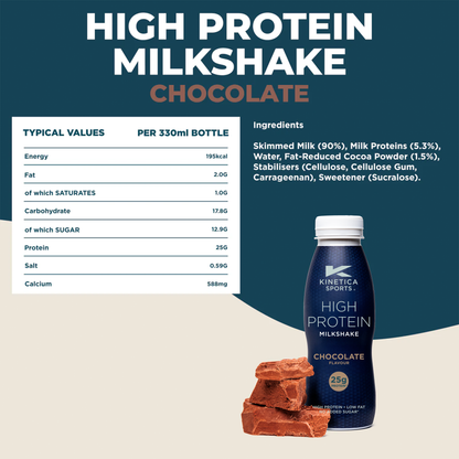 High Protein Milkshake Chocolate - 12 x 330ml