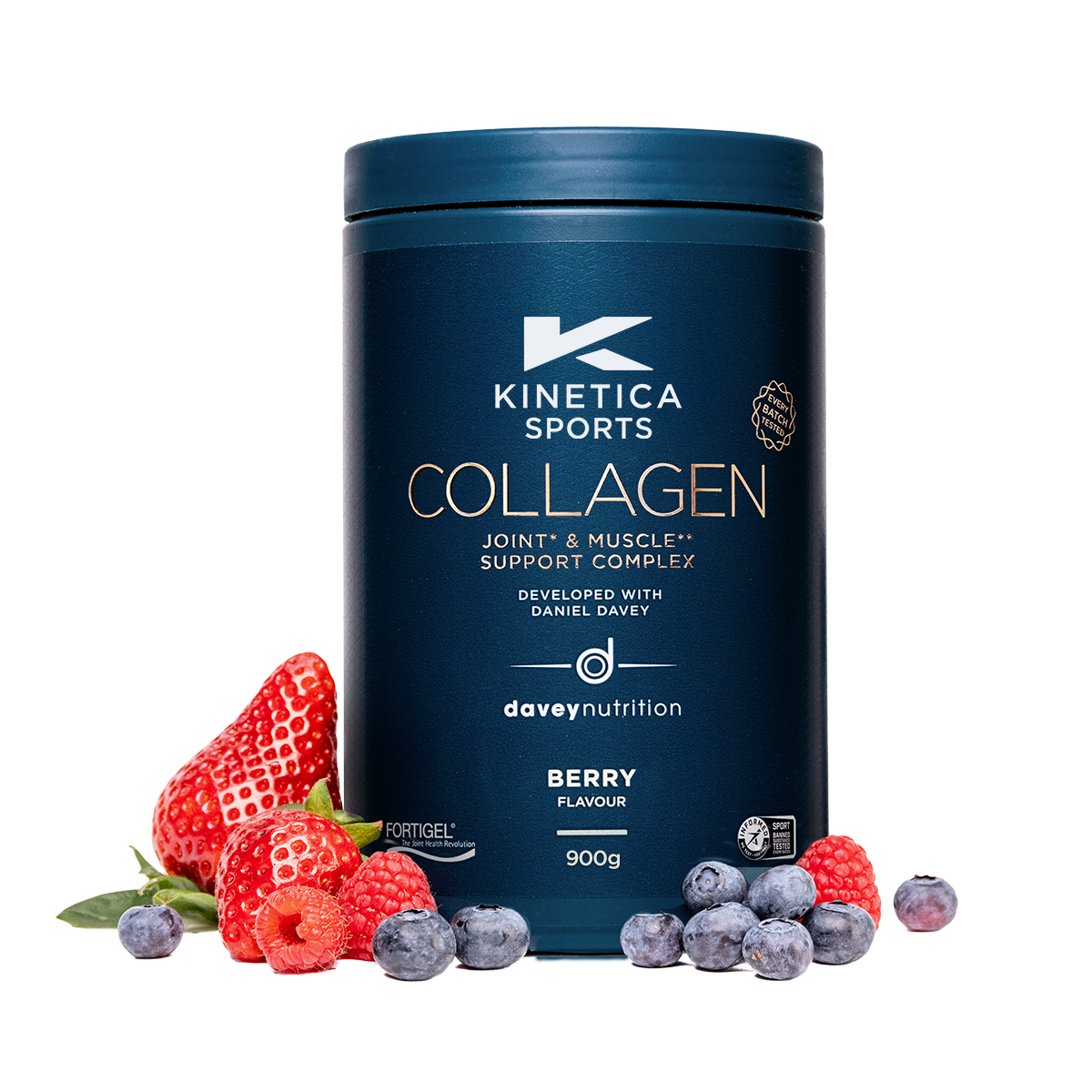 Collagen Powder - Joint & Muscle Support - Berry - 900g | 90 Servings