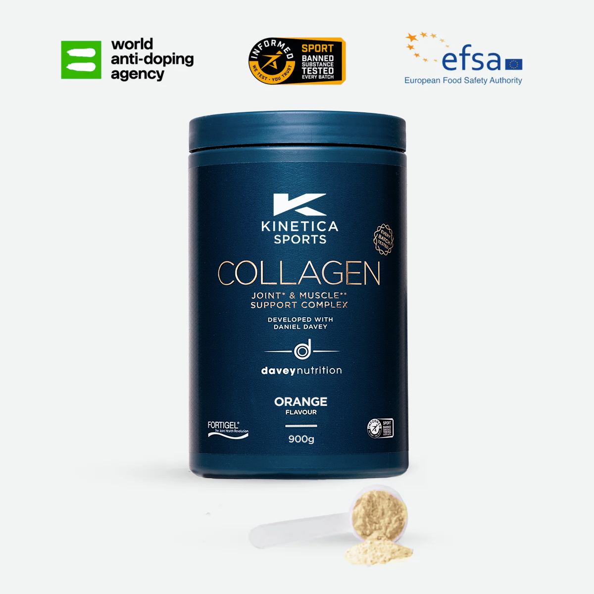 Collagen Powder Joint* & Muscle** Support Complex - 900g - Orange