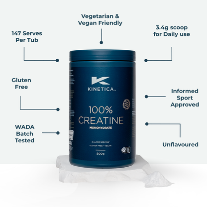 100% Creatine Monohydrate - Unflavoured 500g