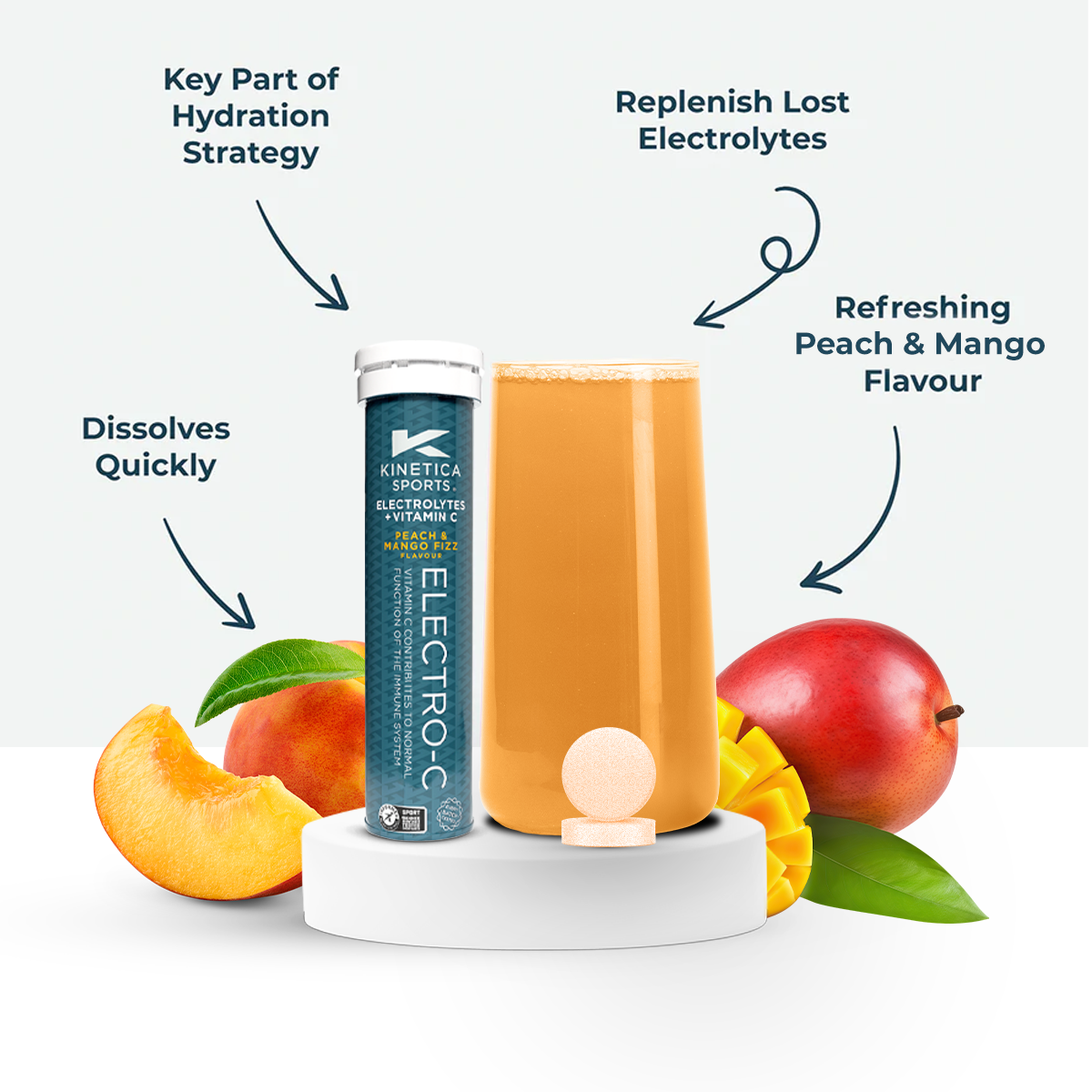 Electro-C Peach & Mango 6 pack