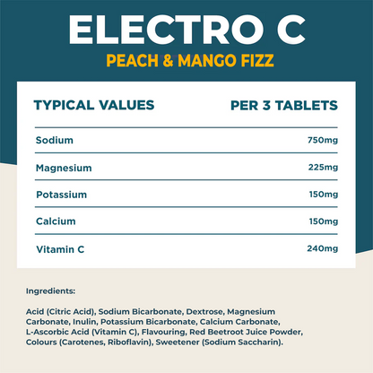 Electro-C Peach & Mango 6 pack