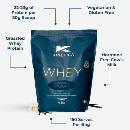 Whey Protein Vanilla 4.5kg - #kinetica-sports#